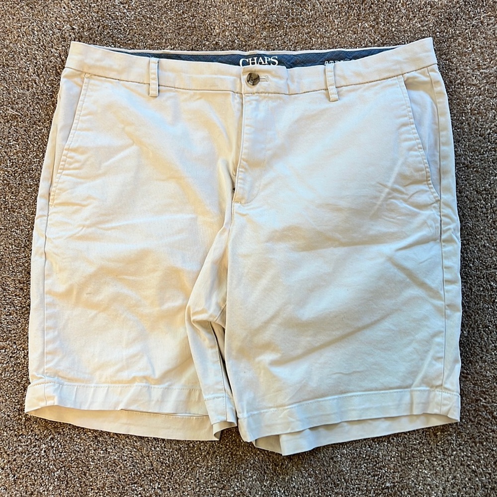 Chaps coastline wash 38 X 9 khaki shorts